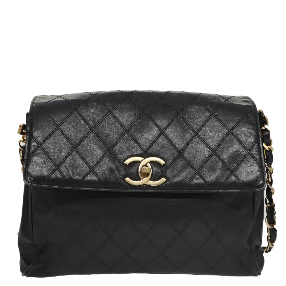 Chanel Flap bag, Black, Leather, shoulder