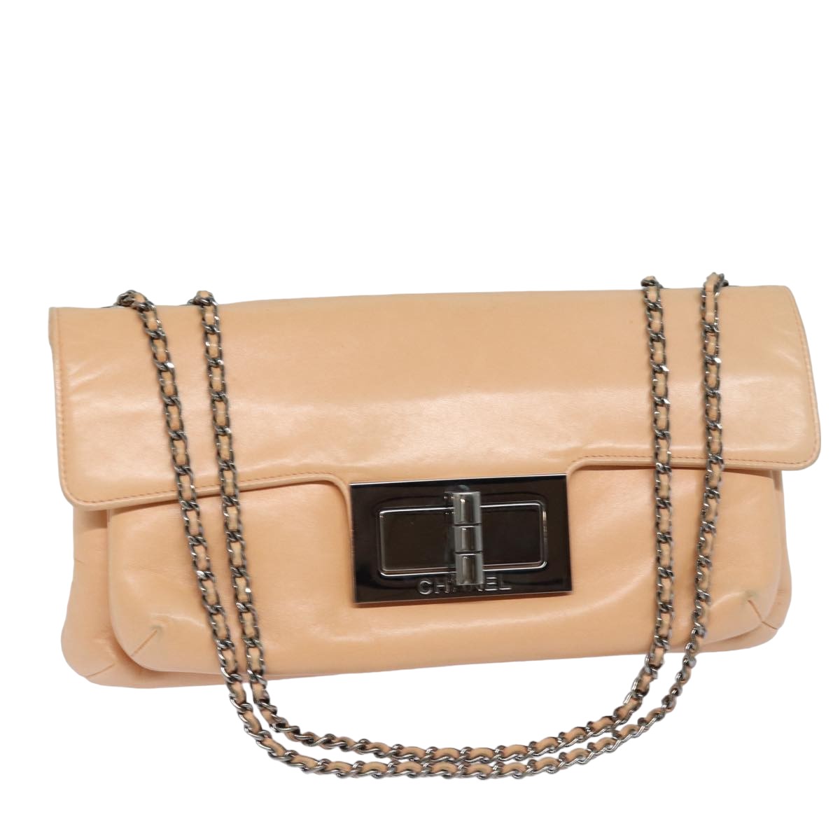 "Chanel 2,55", Pink, Leather, shoulder