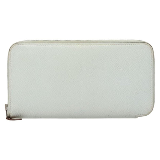 Hermès Silk'In, White, Leather, wallet