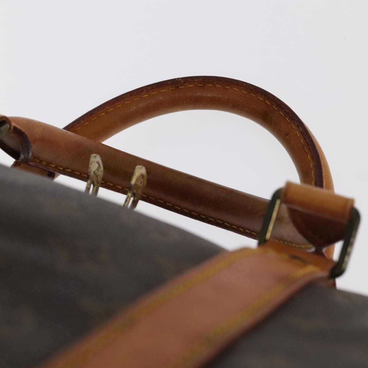 Louis Vuitton Keepall Bandoulière 60, Brown, Canvas, travel