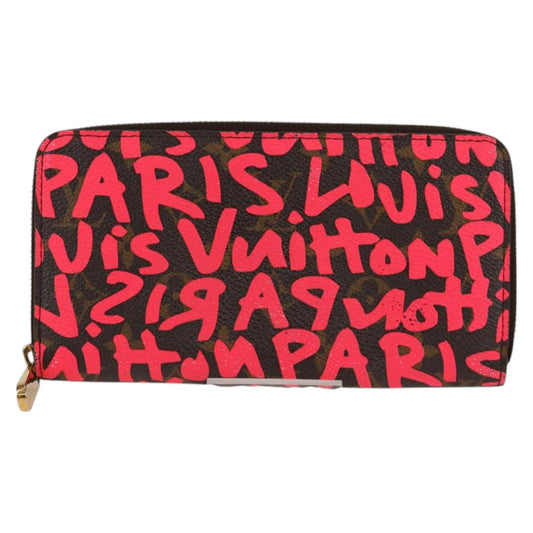 Louis Vuitton Zippy wallet, Pink, Canvas, wallet