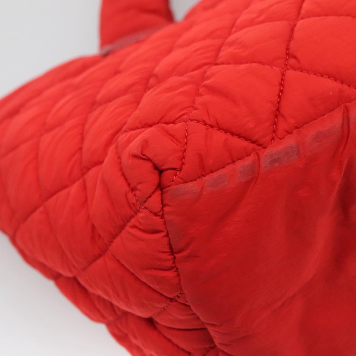 Chanel Coco Cocoon, Red, NYLON, tote