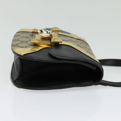 Gucci Osiride, Black, "CANVAS, LEATHER", shoulder