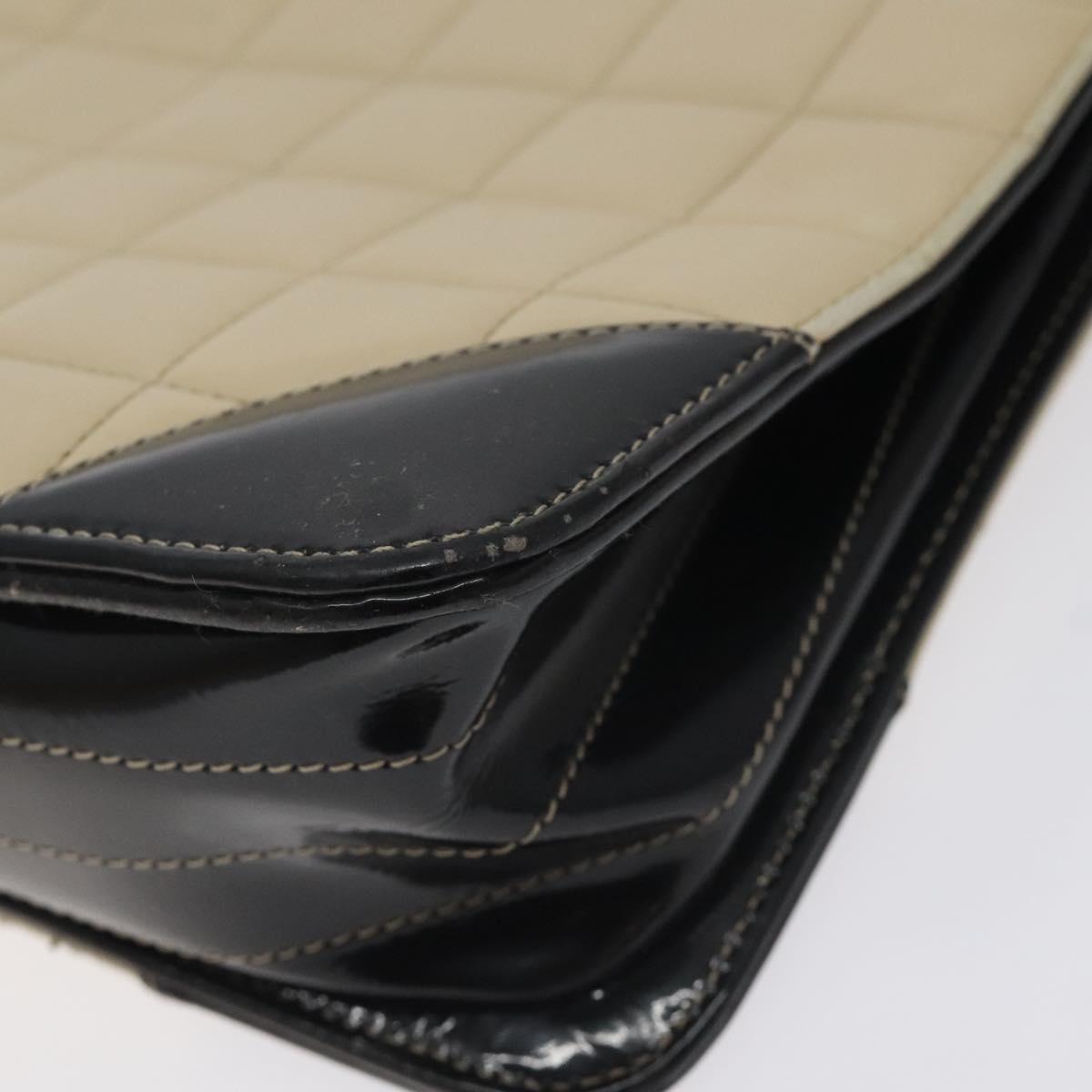 Chanel Chocolate bar, White, Leather, tote