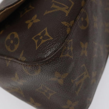Louis Vuitton Mini looping, Brown, Canvas, shoulder