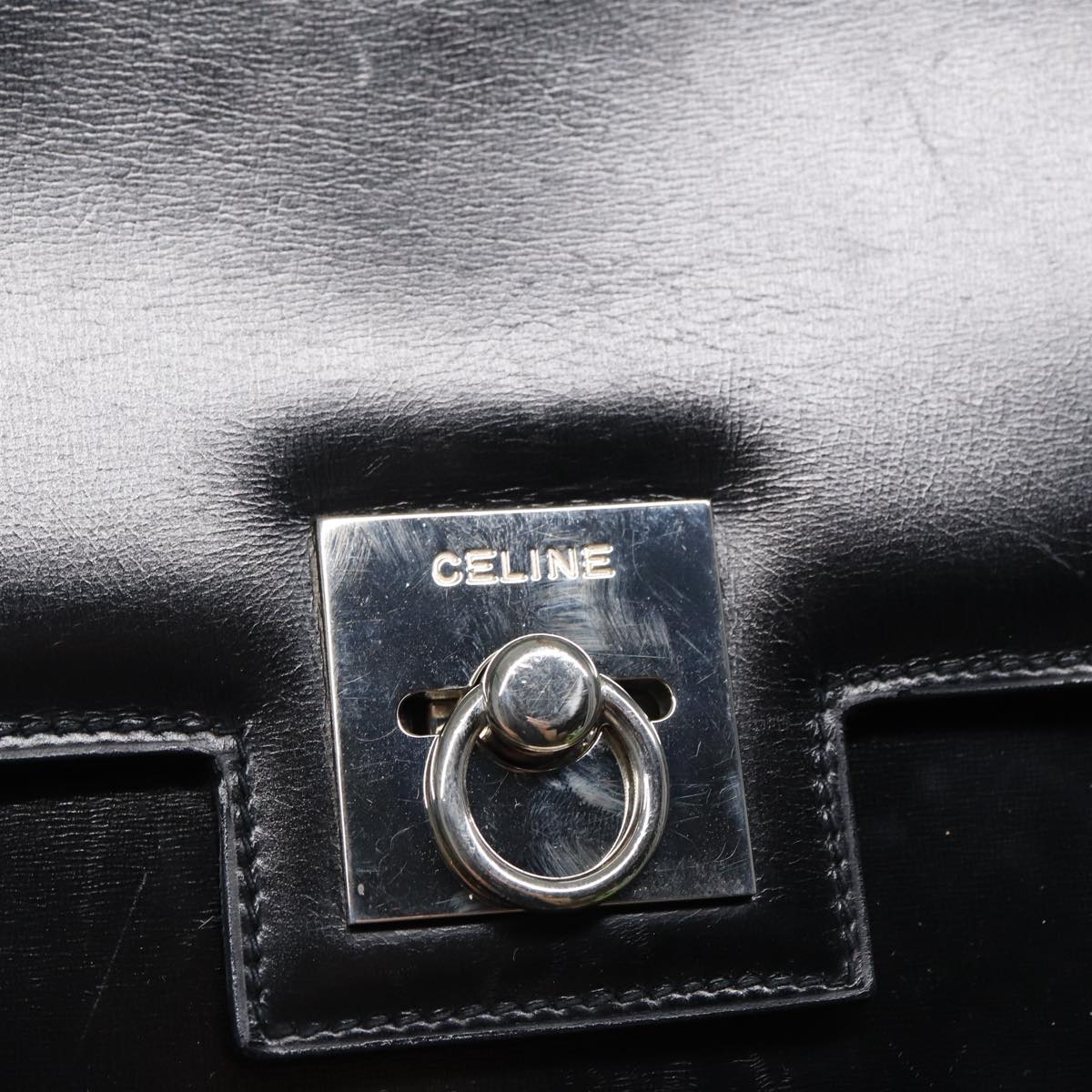 Céline Gancini, Black, Leather, shoulder