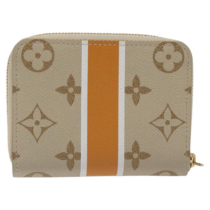 Louis Vuitton Zippy coin purse, Beige, Canvas, wallet