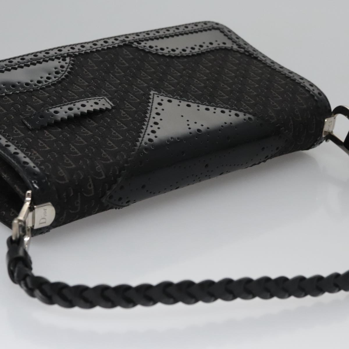 Dior Trotter, Black, Canvas, shoulder