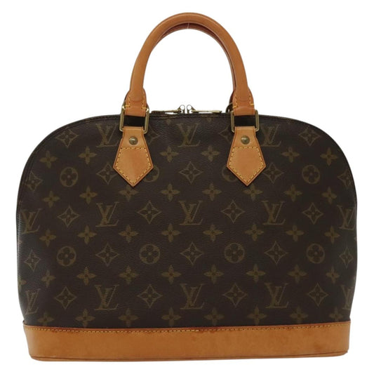 Louis Vuitton Alma, Brown, Canvas, handbag