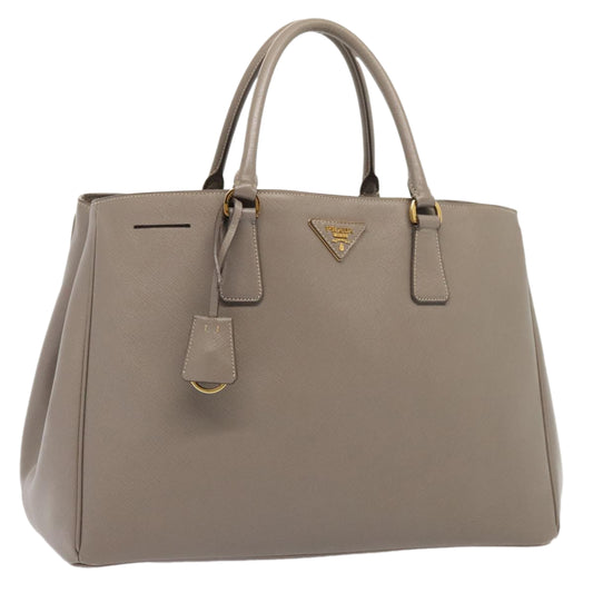 Prada Saffiano, Beige, Leather, handbag