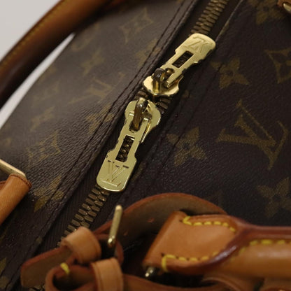 Louis Vuitton Keepall 60, Brown, Canvas, travel