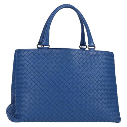 Bottega Veneta Intrecciato, Blue, Leather, handbag
