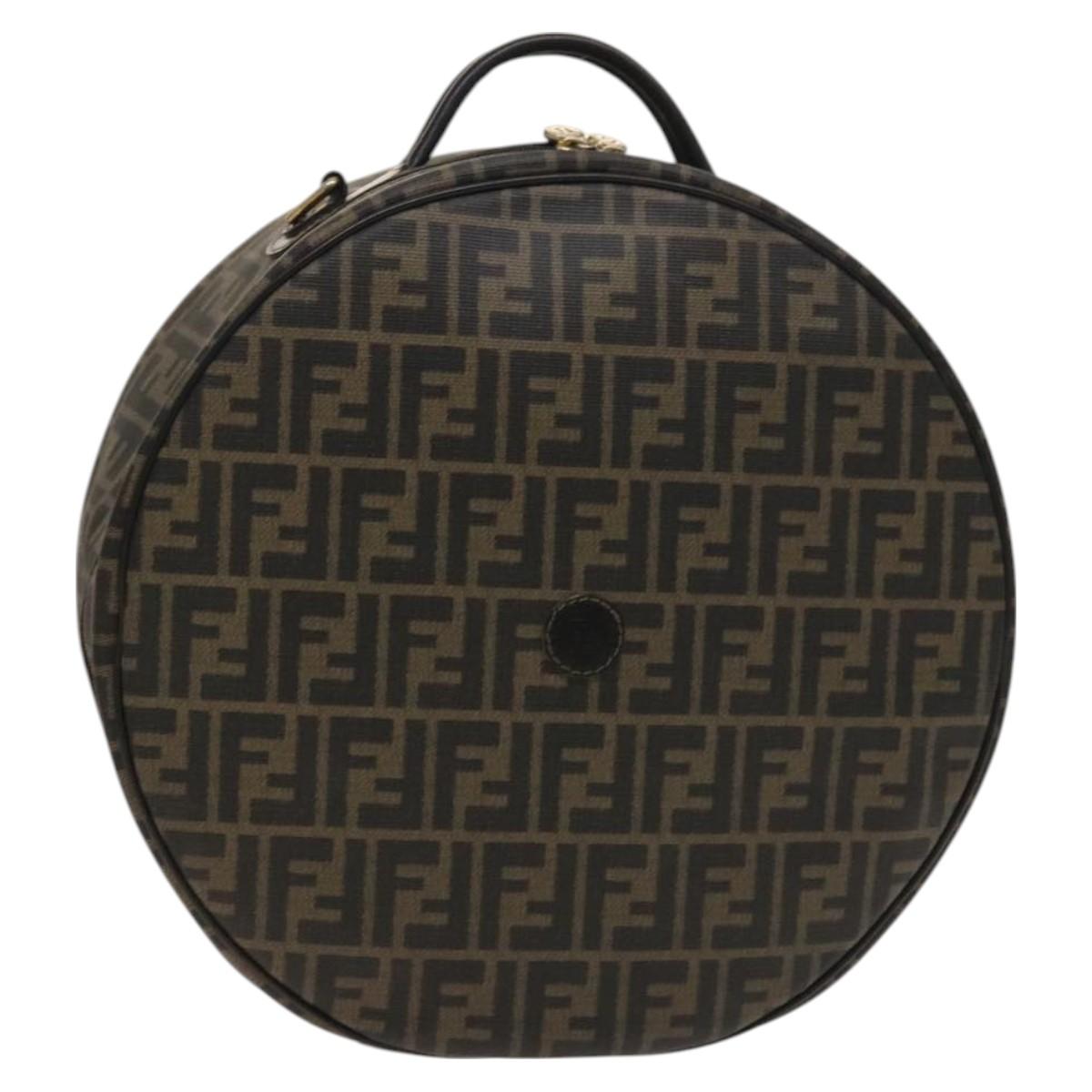 Fendi Zucca, Brown, Canvas, handbag