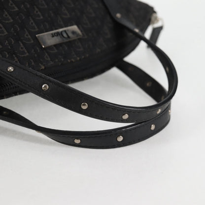 Dior Diorissimo, Black, "CANVAS, LEATHER", handbag