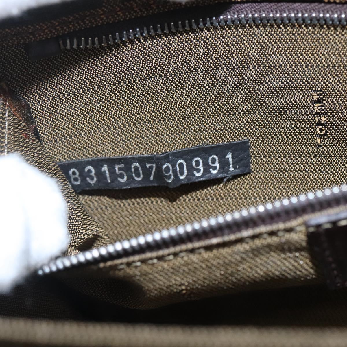 Fendi, Brown, Canvas, shoulder