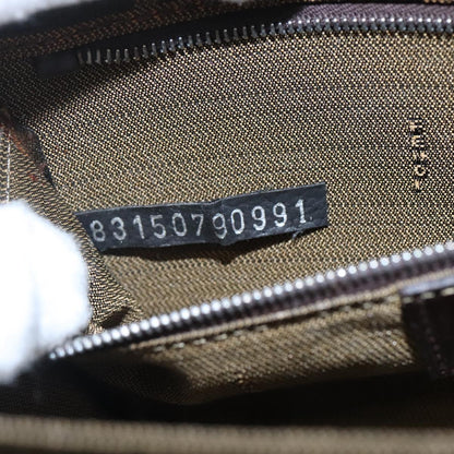 Fendi, Brown, Canvas, shoulder
