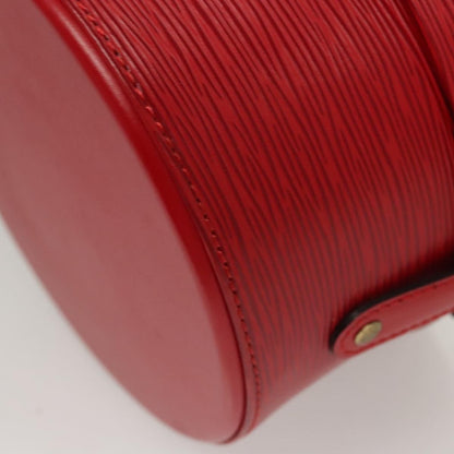 Louis Vuitton Vanity, Red, Leather, handbag