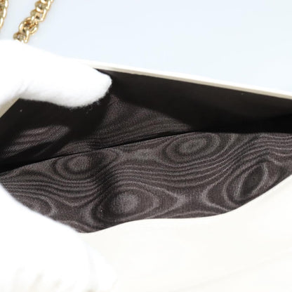 Gucci Horsebit, White, Leather, clutch