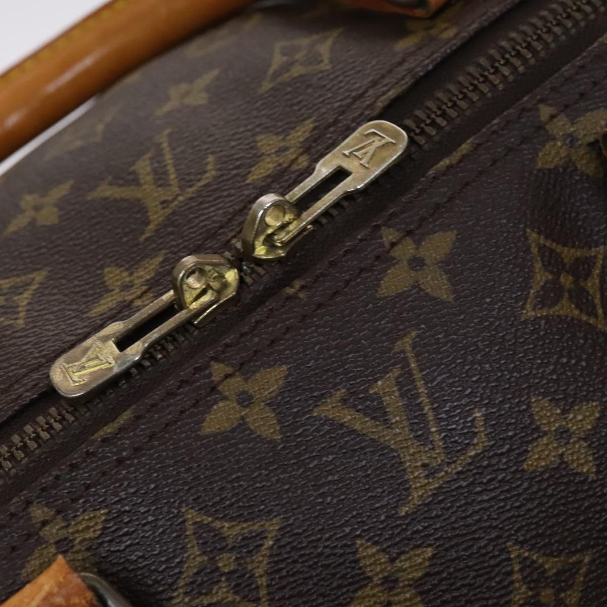 Louis Vuitton Keepall 60, Brown, Canvas, travel