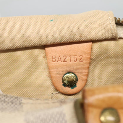 Louis Vuitton Speedy 30, White, Canvas, handbag