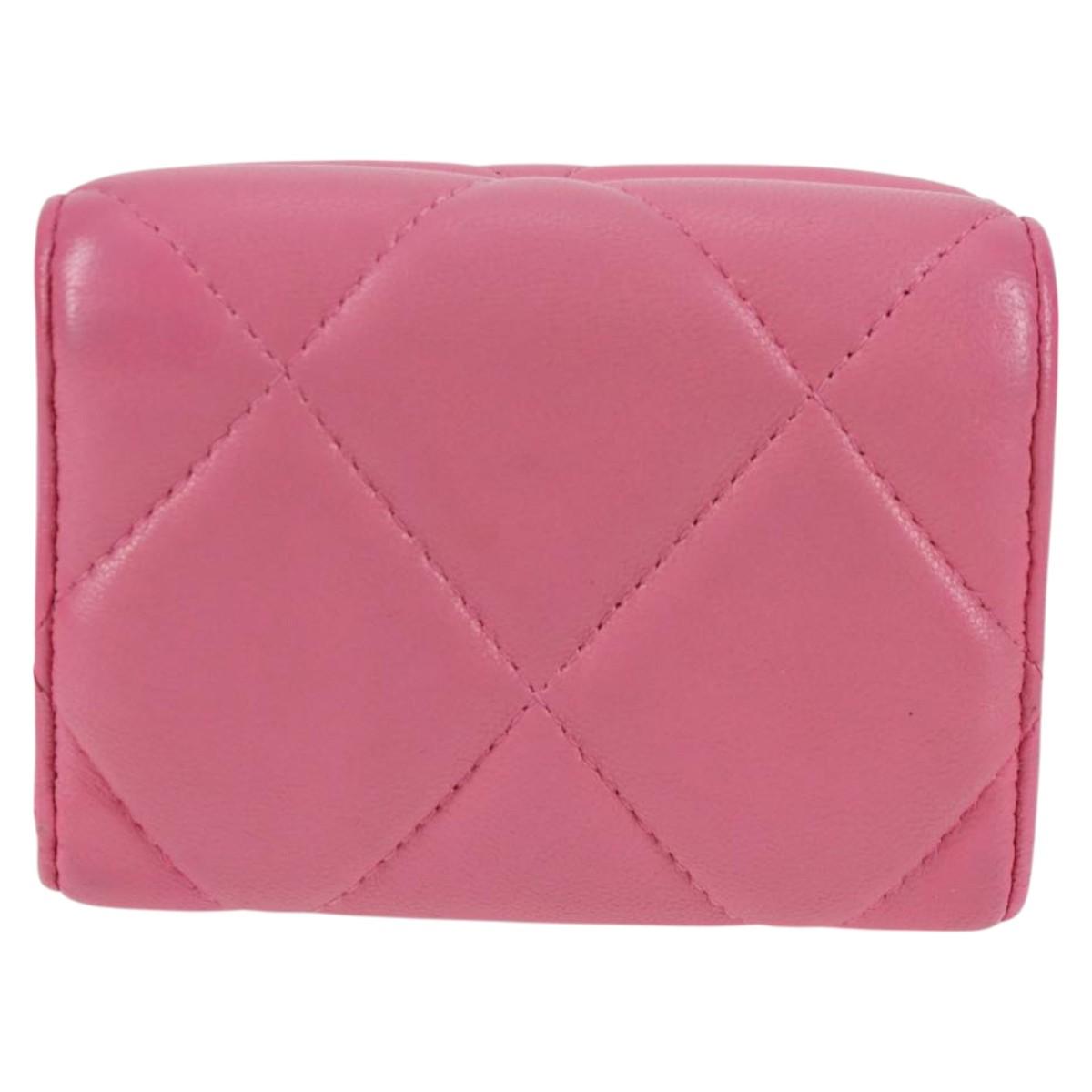Chanel Chanel 19, Pink, Leather, wallet