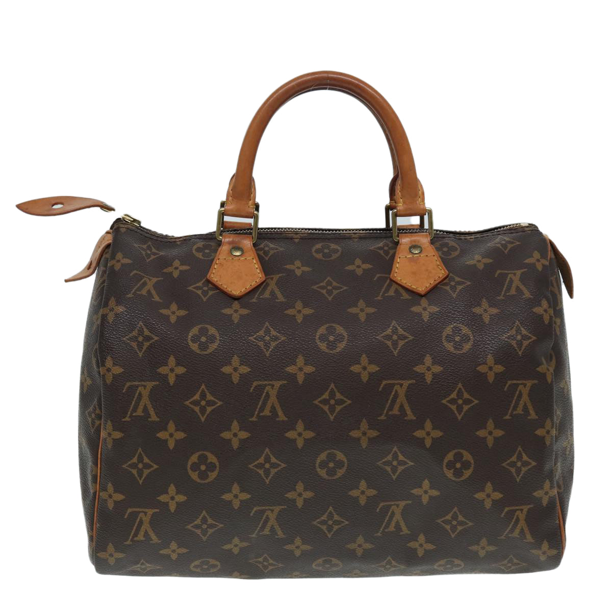 Louis Vuitton Speedy 30, Brown, Canvas, handbag