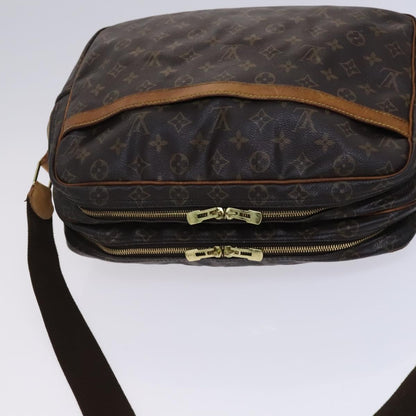 Louis Vuitton Reporter, Brown, Canvas, shoulder