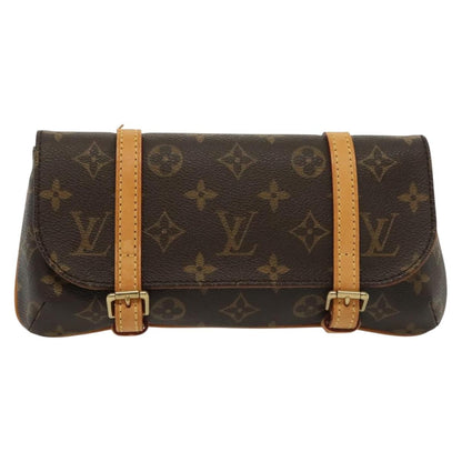 Louis Vuitton Marelle, Brown, Canvas, clutch