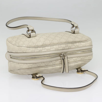 Gucci Vintage, White, Leather, handbag