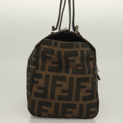 Fendi Vintage Bento Box Bag Zucca Canvas, BROWN, CANVAS, Handbag