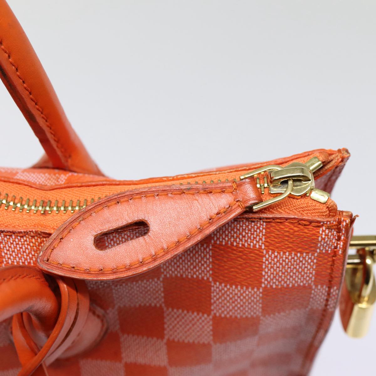 Louis Vuitton Pimont Mobile, Orange, Canvas, handbag