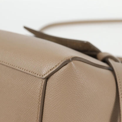 Céline Belt, Beige, Leather, handbag