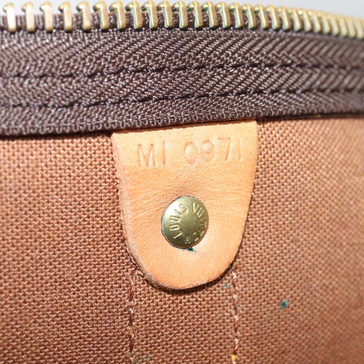 Louis Vuitton Keepall 60, Brown, Canvas, travel