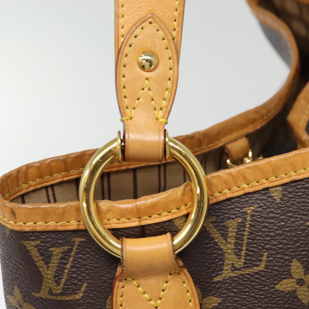 Louis Vuitton Delightful, Brown, Canvas, shoulder