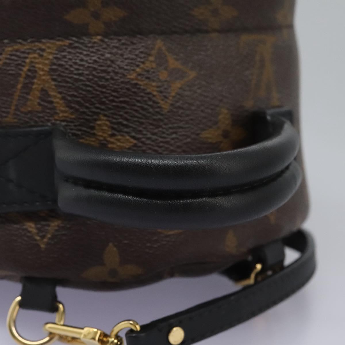 Louis Vuitton Palm Springs mini, Brown, Canvas, backpack