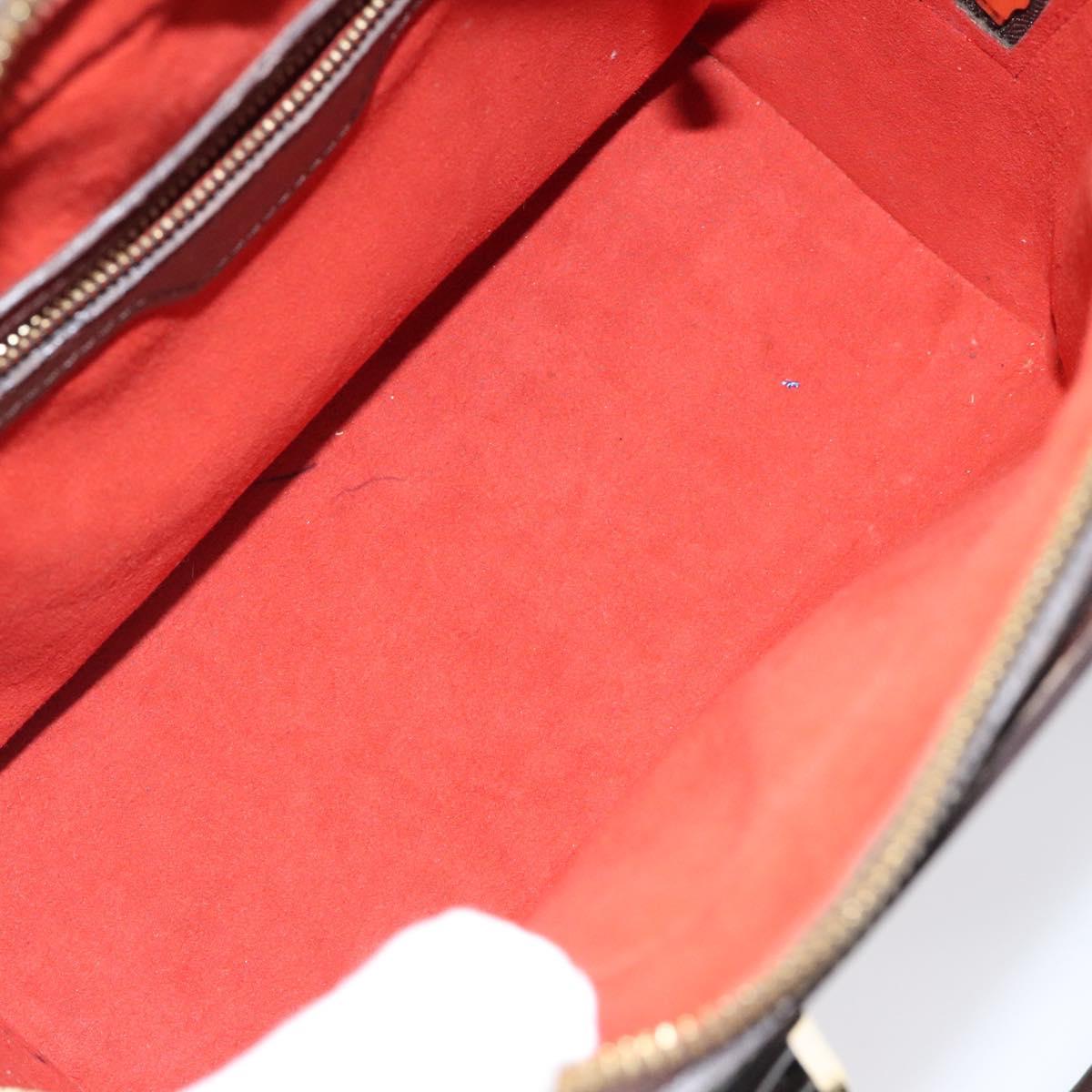 Louis Vuitton Triana, Brown, Canvas, handbag