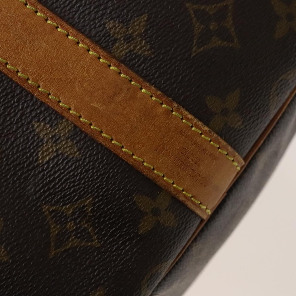 Louis Vuitton Keepall Bandoulière 60, Brown, Canvas, travel