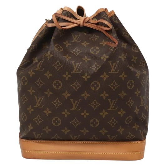 Louis Vuitton Noe, Brown, Canvas, shoulder