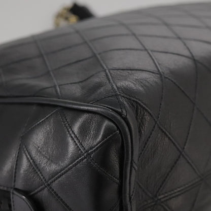 Chanel Camera, Black, Leather, shoulder