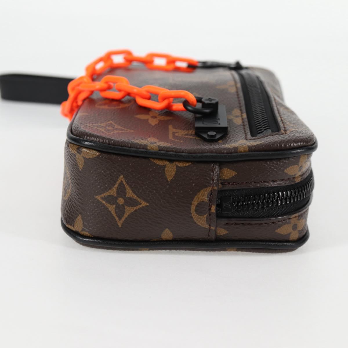 Louis Vuitton Volga, Brown, Canvas, clutch