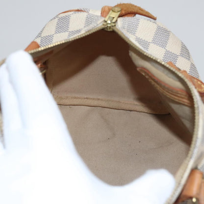 Louis Vuitton Speedy 25, White, Canvas, handbag
