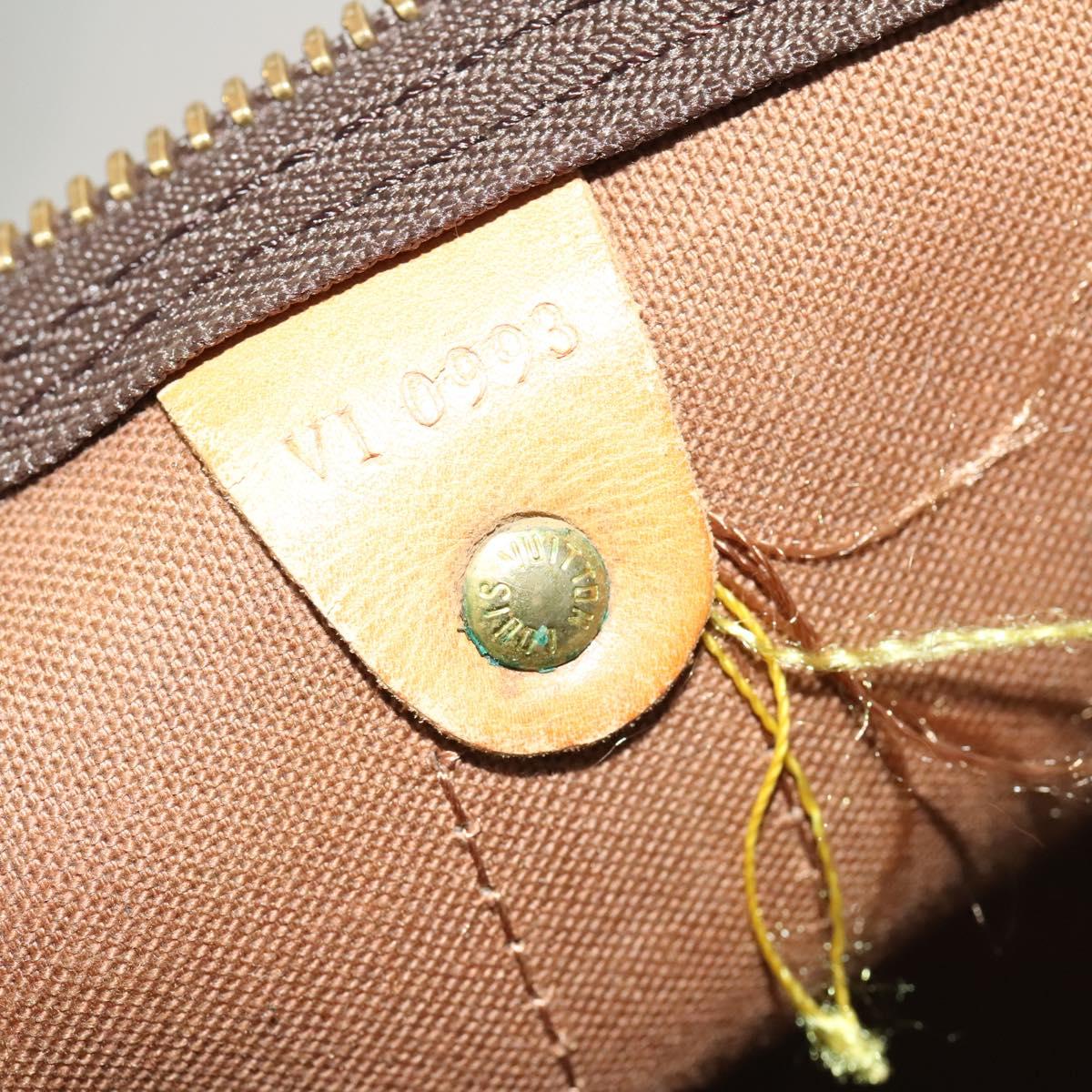Louis Vuitton Keepall 60, Brown, Canvas, travel