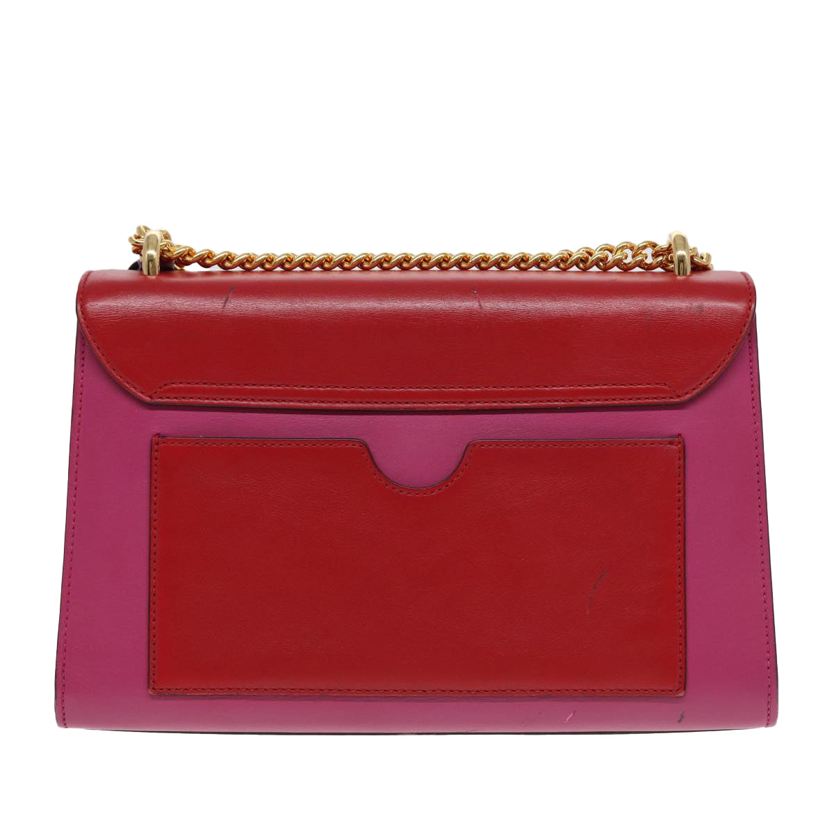 Gucci Padlock, Red, Leather, shoulder