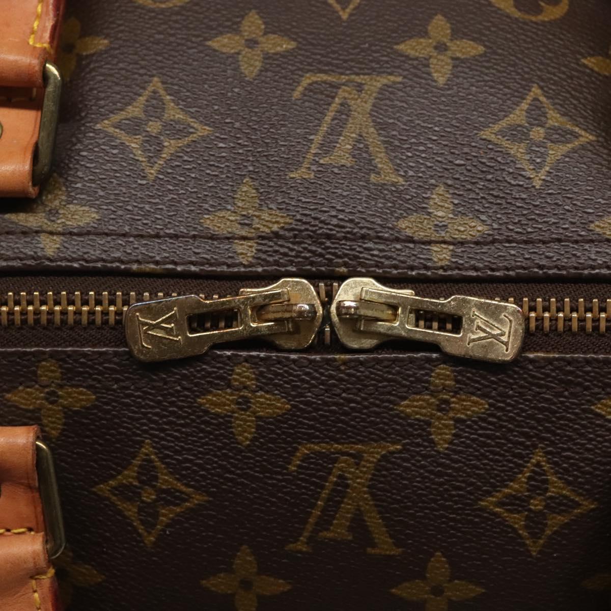 Louis Vuitton Keepall 60, Black, Canvas, travel