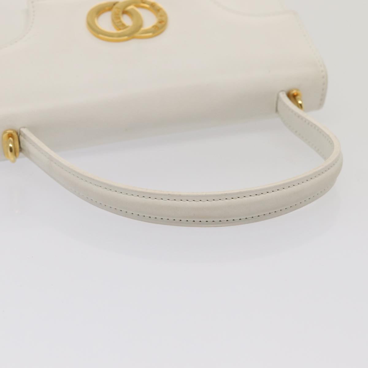 Céline -, White, Leather, handbag