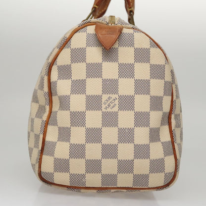 Louis Vuitton Speedy 25, White, Canvas, handbag