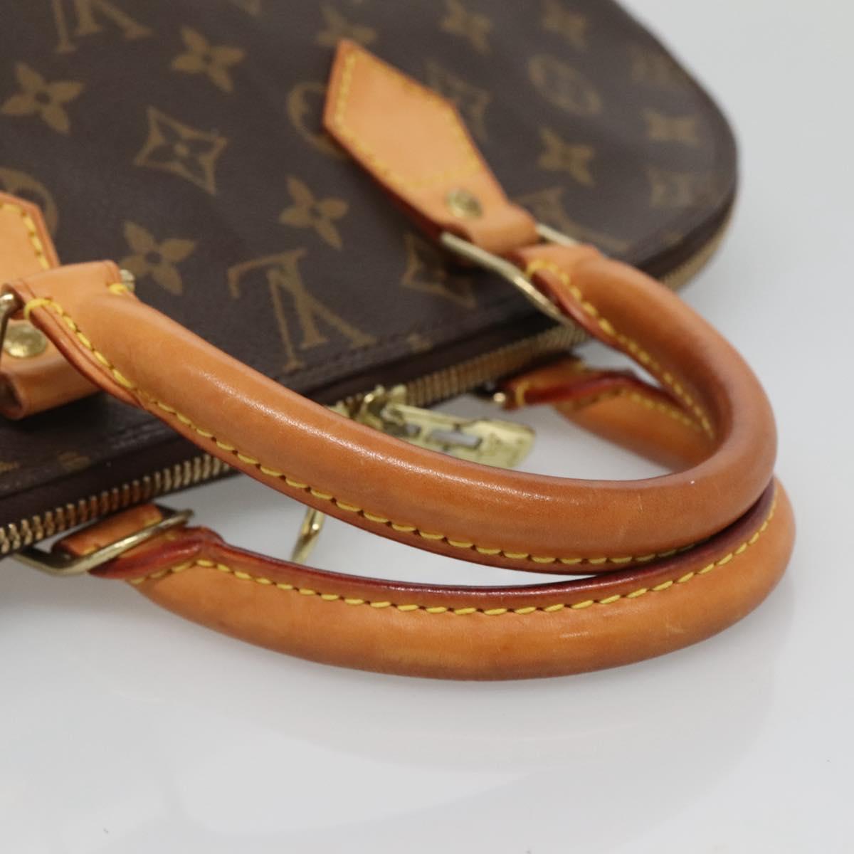 Louis Vuitton Alma, Brown, Canvas, handbag