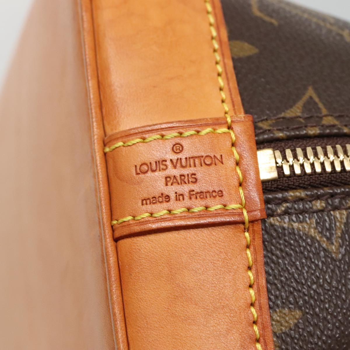 Louis Vuitton Alma, Brown, Canvas, handbag