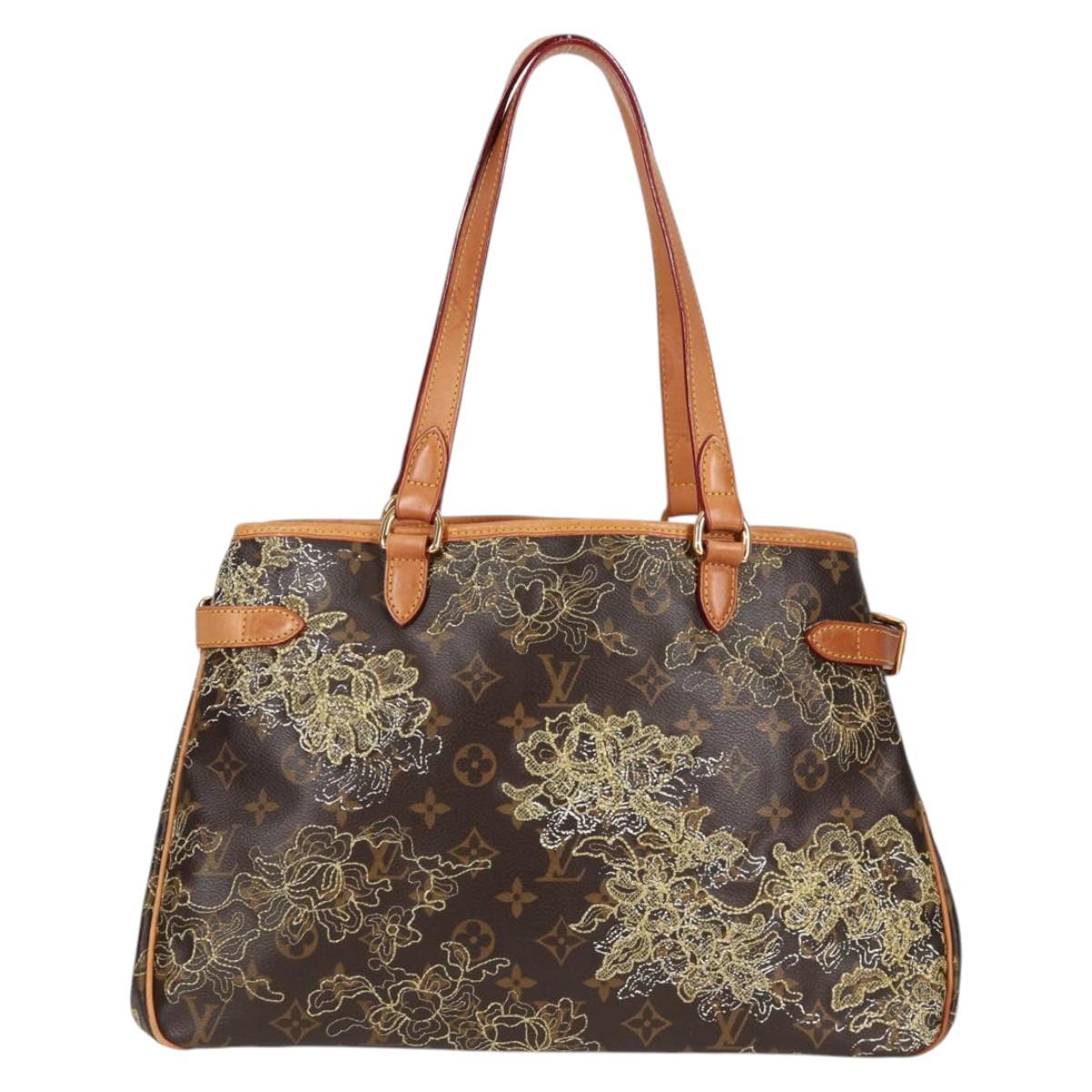 Louis Vuitton Batignolles Horizontal, Brown, Canvas, tote