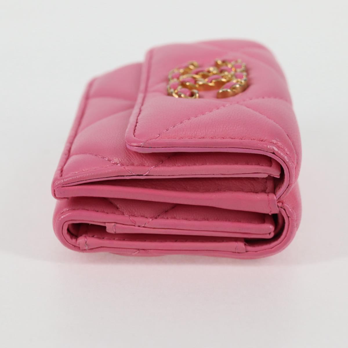 Chanel Chanel 19, Pink, Leather, wallet